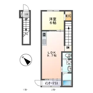 コンフォーレ ハナミズキ【2階】の間取り