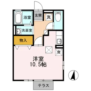 シティパル【1階】の間取り