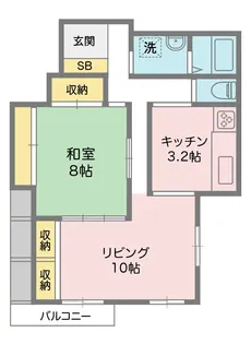グリーンハイム【2階】の間取り
