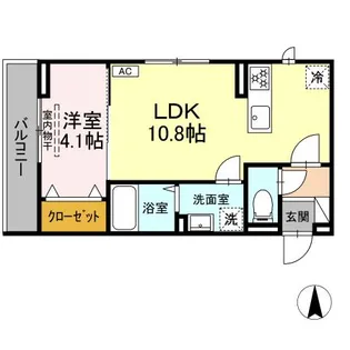 ウェルフィールド【3階】の間取り