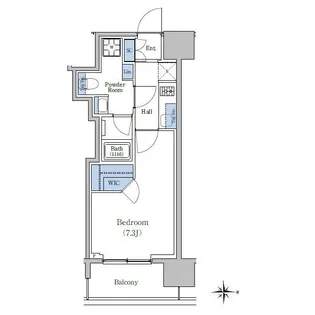 スタイリオ新丸子駅前【5階】の間取り