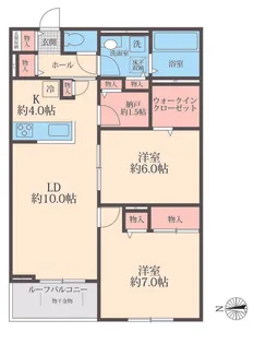 SOLANAⅡ【2階】の間取り