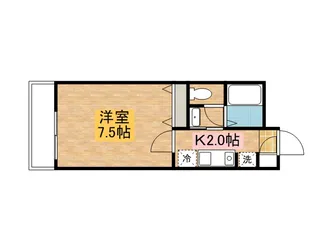 クレスト狛江【2階】の間取り