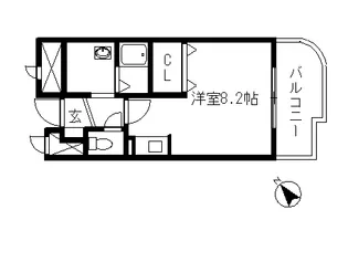 シェル・ソレイユ【2階】の間取り