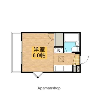 ファミール中野島【101号室】の間取り