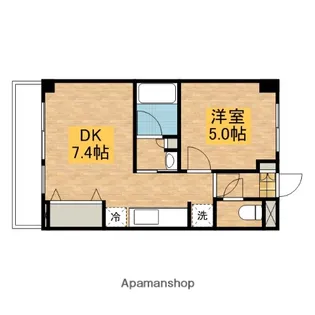 メゾンオークラ弐番館【304号室】の間取り