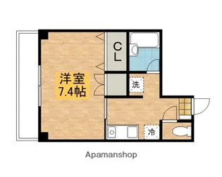 メゾンオークラ弐番館【302号室】の間取り