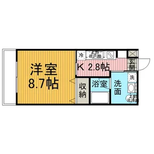 ノーブ新百合【3階】の間取り