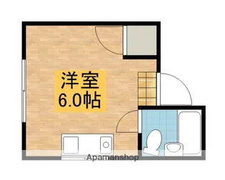 モンメゾン【202号室】の間取り