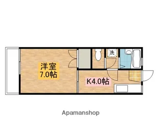 ジャンポールB棟【2階】の間取り