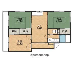 第二・三和ビル【3階】の間取り