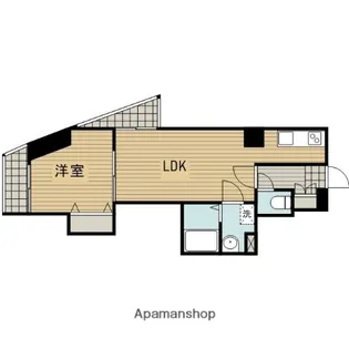 ドゥースセゾン【206号室】の間取り