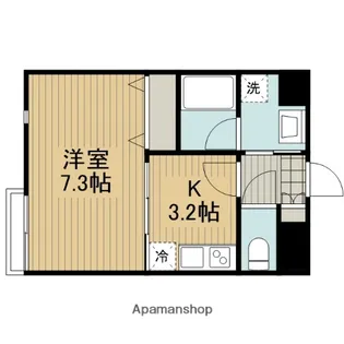 グレイス多摩川壱番館【1階】の間取り