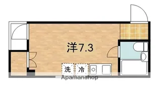戸田ルーベンス【3階】の間取り