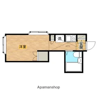 パレス東寺尾【205号室】の間取り