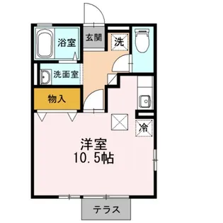 シティパル【1階】の間取り