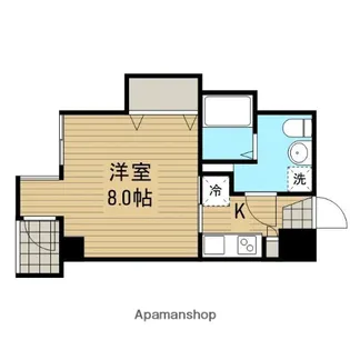 トウシンビル3【404号室】の間取り