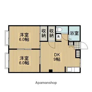 メイウール新川崎【1階】の間取り