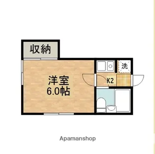 1Kの間取り画像