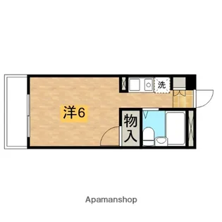 1Rの間取り画像