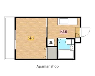 メゾンアサヒ【203号室】の間取り