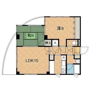 シェルポート【2階】の間取り