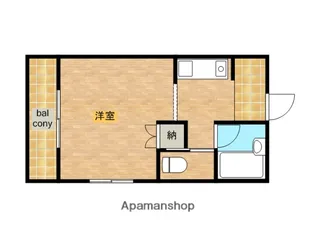 Α(アルファ)メゾン【2階】の間取り