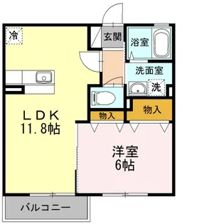 フォレスト四谷【2階】の間取り
