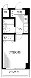 日神パレステージ蒔田【5階】の間取り