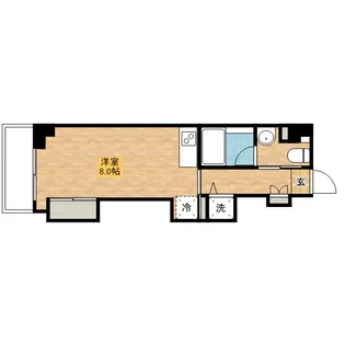 ミテッツァ矢向【2階】の間取り