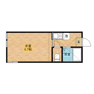 ラコルタ新町【203号室】の間取り