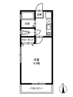 PALACE YAMADA【2階】の間取り
