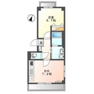 サンフォレスタ2番館【2階】の間取り