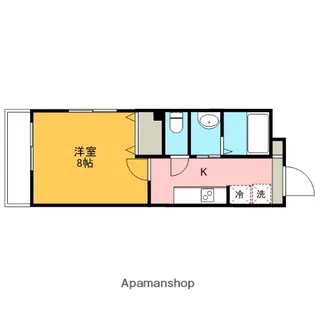 グリーンヴォーン元住吉【101号室】の間取り
