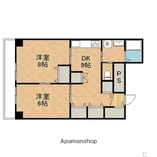 ルミナス【1階】の間取り