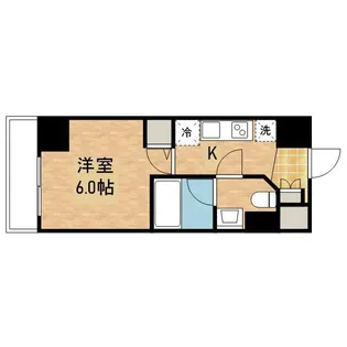 レスピール川崎【7階】の間取り