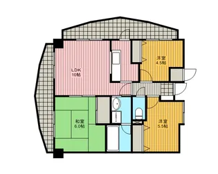 カールトンプラザ川崎【0901号室】の間取り