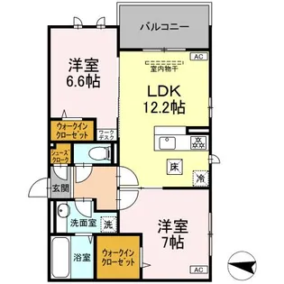 アベニール大倉山【1階】の間取り