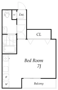 神奈川県横浜市神奈川区大口仲町【アパート】の間取り