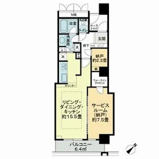 横濱ディアタワー【9階】の間取り