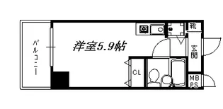 ライオンズマンション平間駅前第2【0313号室】の間取り