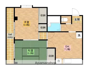 プレシャスナイン【2階】の間取り