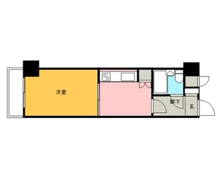 ホワイトガーデン東田【5階】の間取り