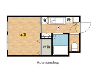 ステラ東門前【1-B号室】の間取り