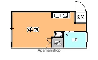 第5メゾン【203号室】の間取り