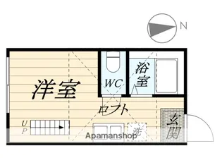 神奈川県横浜市鶴見区上の宮1丁目【アパート】の間取り