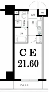 グリフィン横浜・反町公園【405号室】の間取り