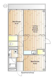 アパートメントカヤ田園調布【3階】の間取り
