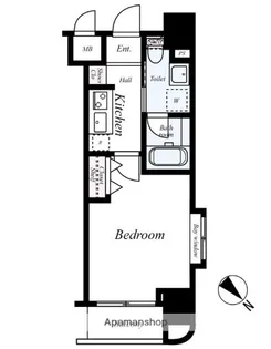 グリフィン横浜・桜木町六番館【10階】の間取り