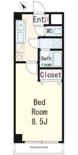 ロイヤル白楽【3階】の間取り